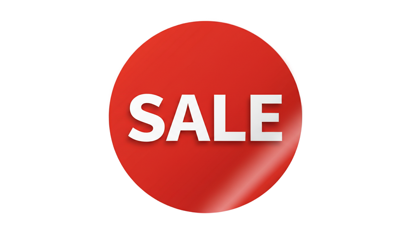 sale sticker png PNG transparent background