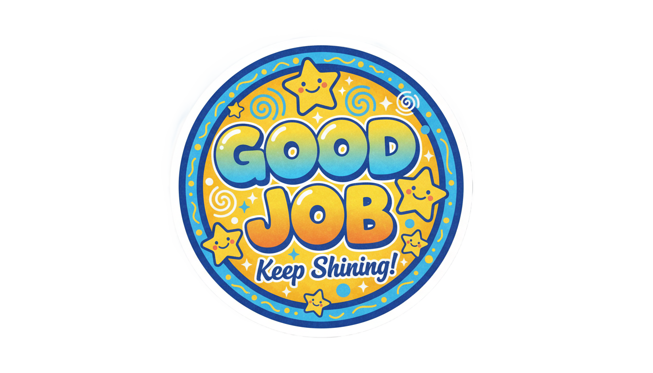 good job sticker png PNG transparent background