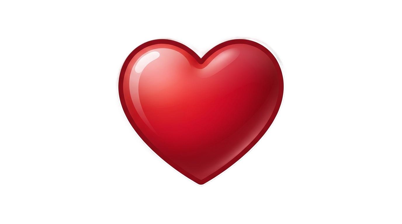 heart emoji sticker png PNG transparent background