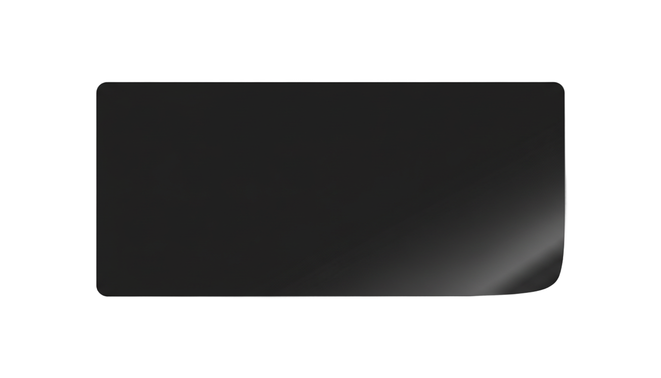 black sticker png PNG transparent background