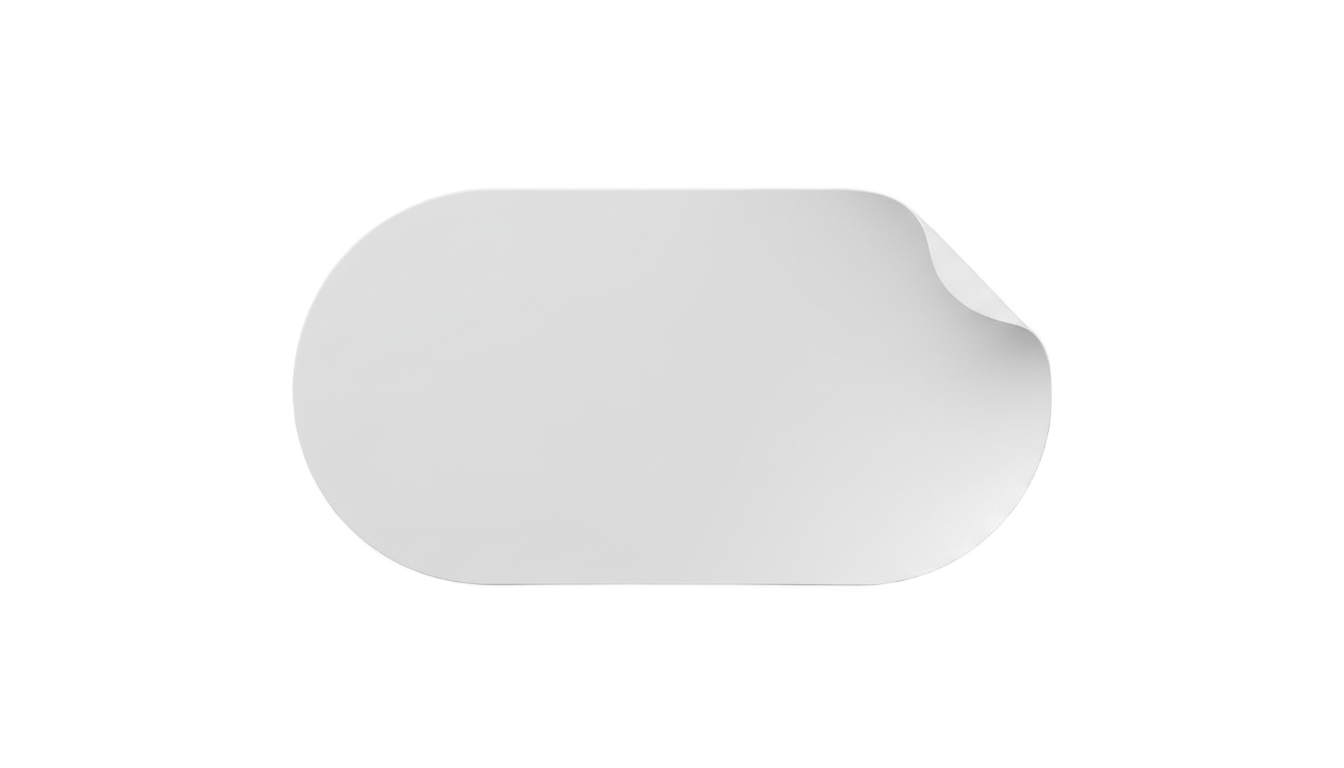 white sticker png PNG transparent background