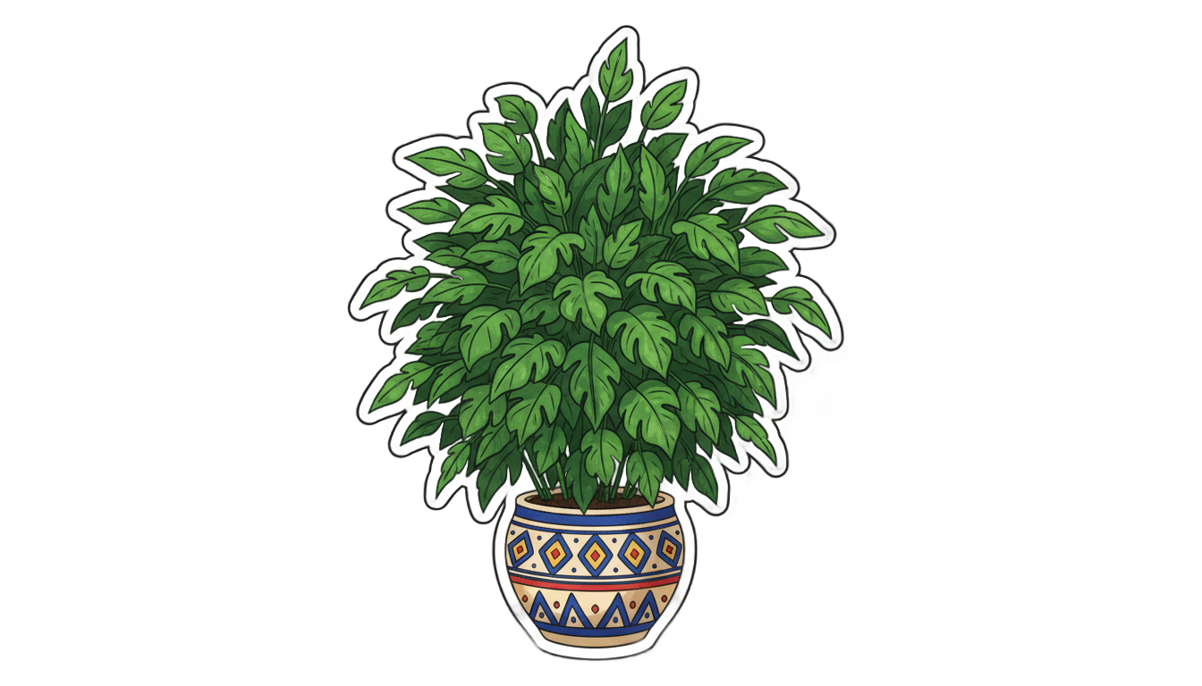 plant sticker png PNG transparent background