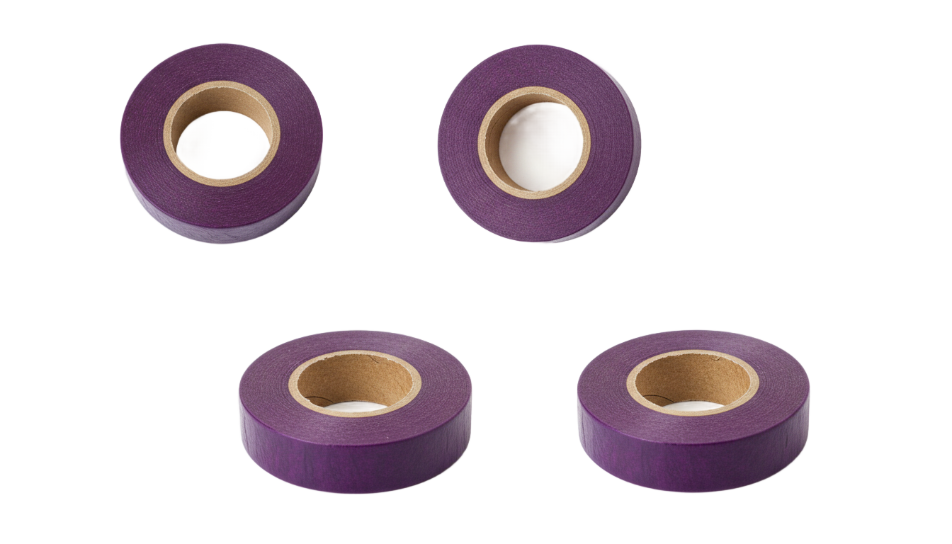 purple washi tape png PNG transparent background