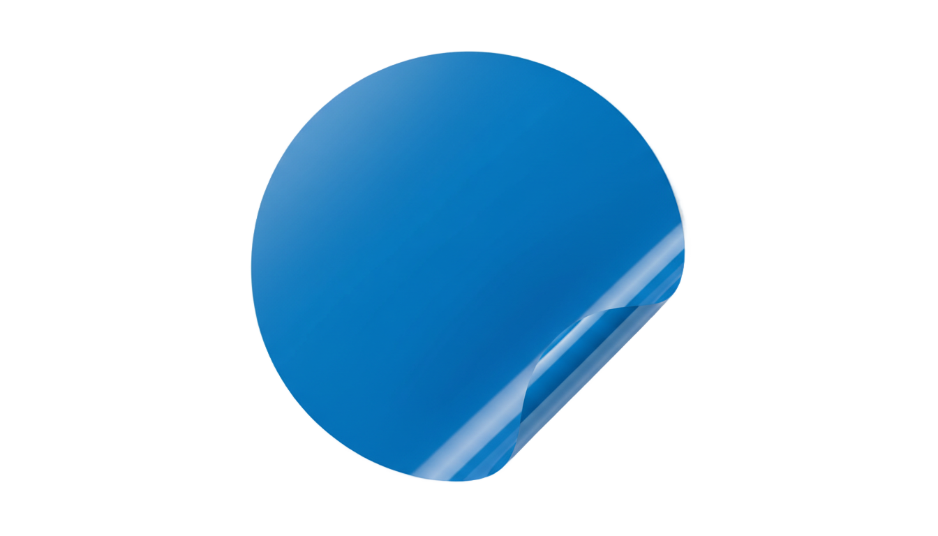 blue sticker png PNG transparent background