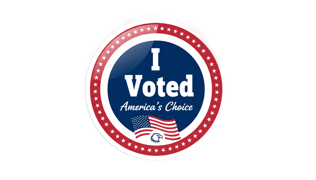 i voted sticker png PNG transparent background
