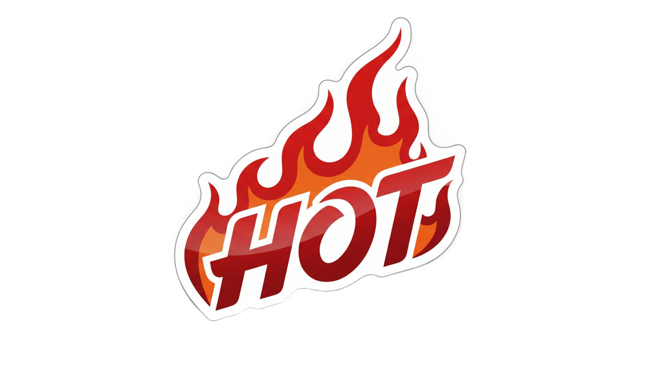 hot sticker png PNG transparent background