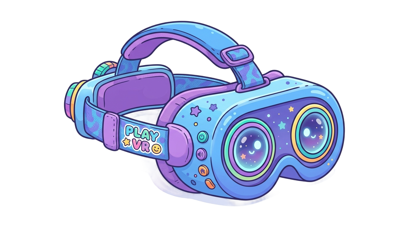 cartoon vr headset png PNG transparent background