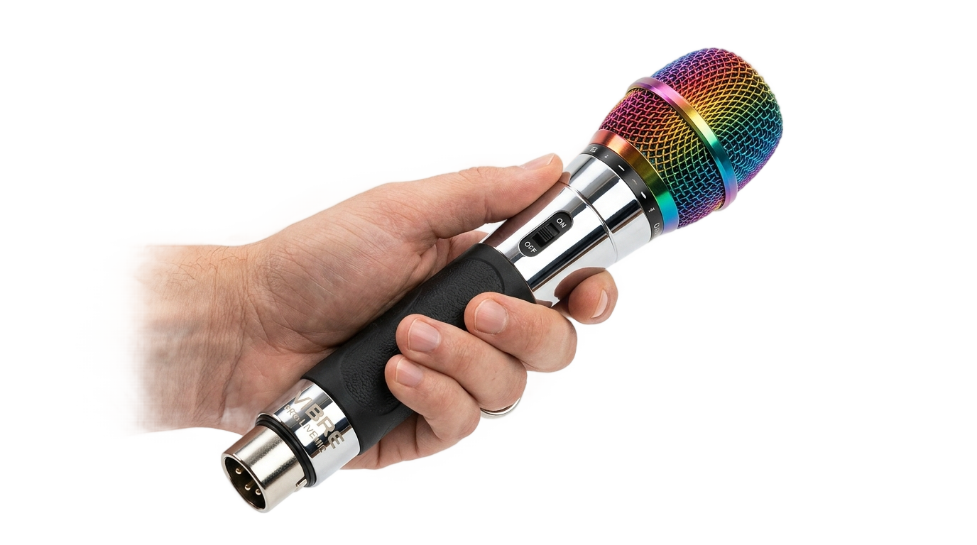 colorful microphone clipart png PNG transparent background