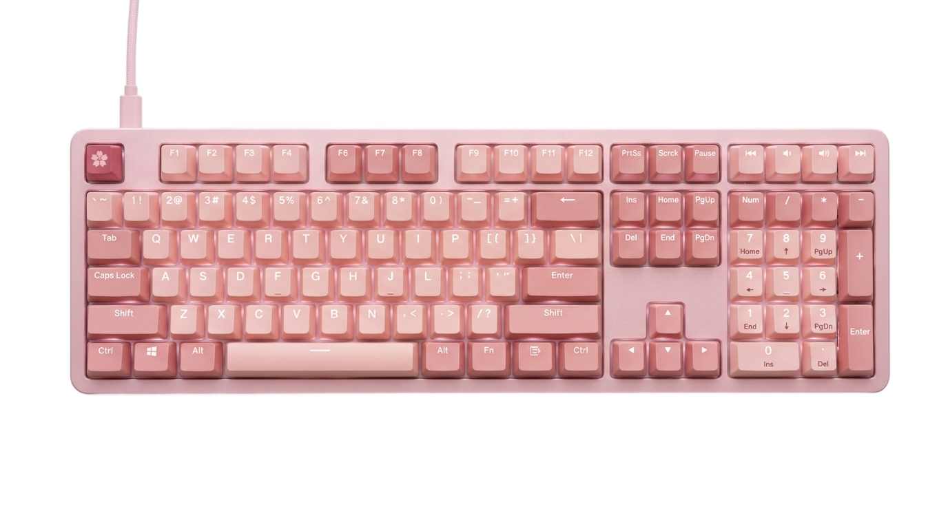 pink keyboard png PNG transparent background