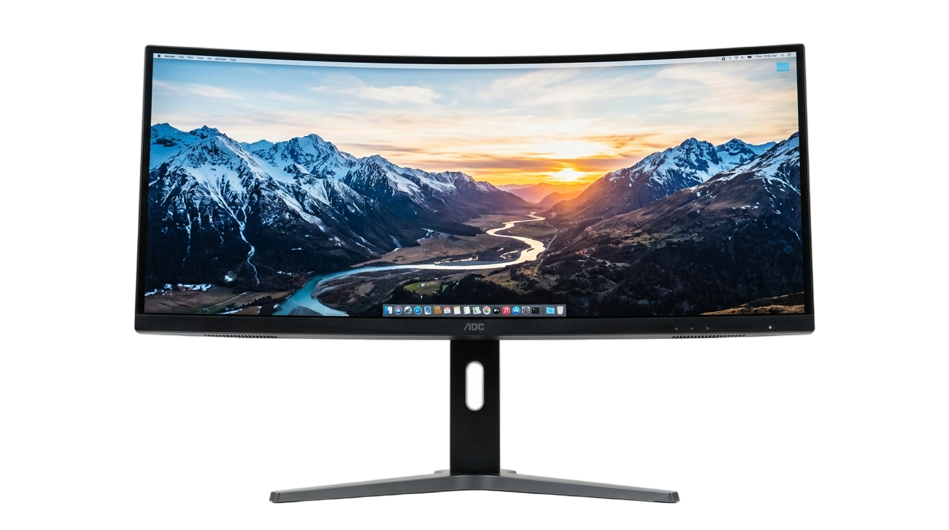 curved monitor png PNG transparent background