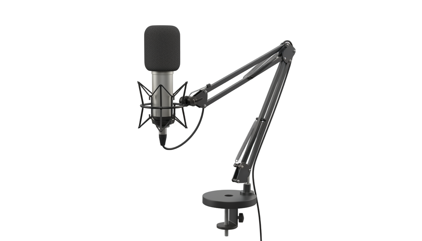podcast microphone png PNG transparent background