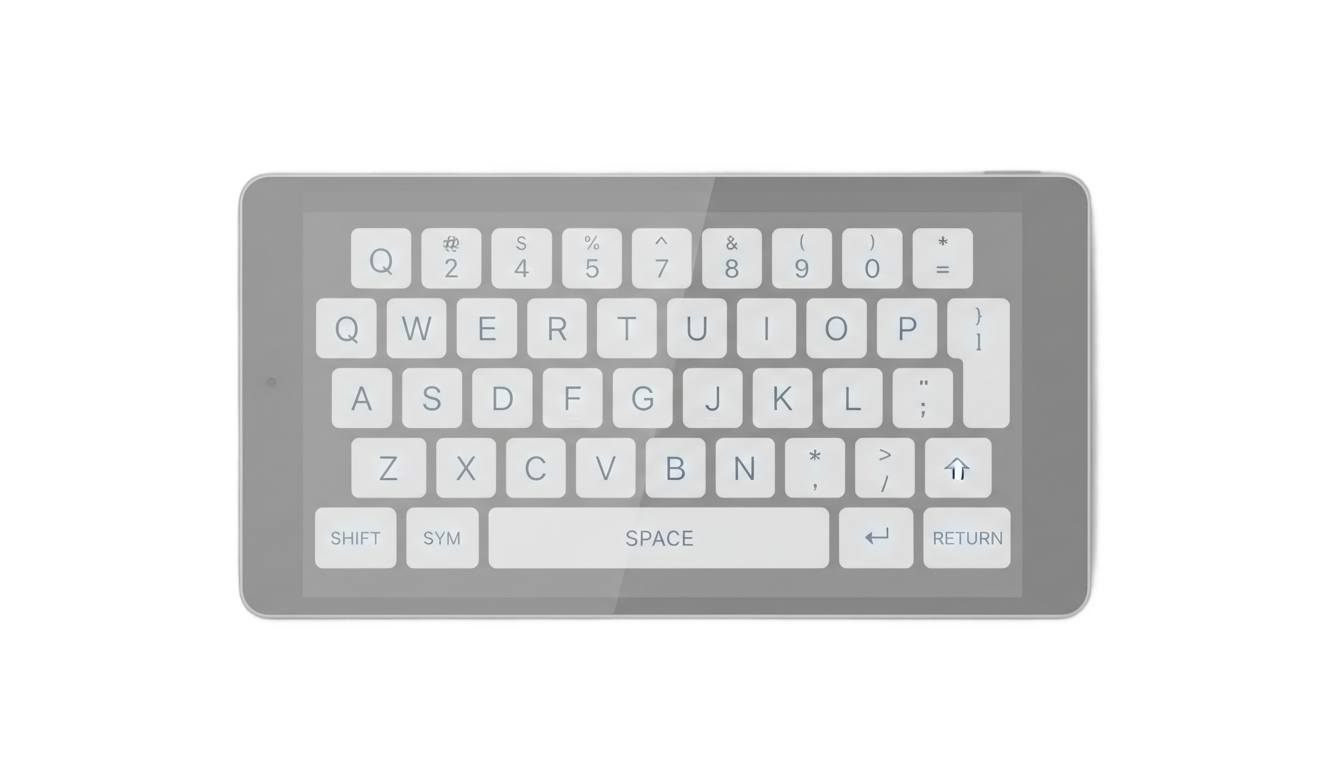 smartphone keyboard png PNG transparent background