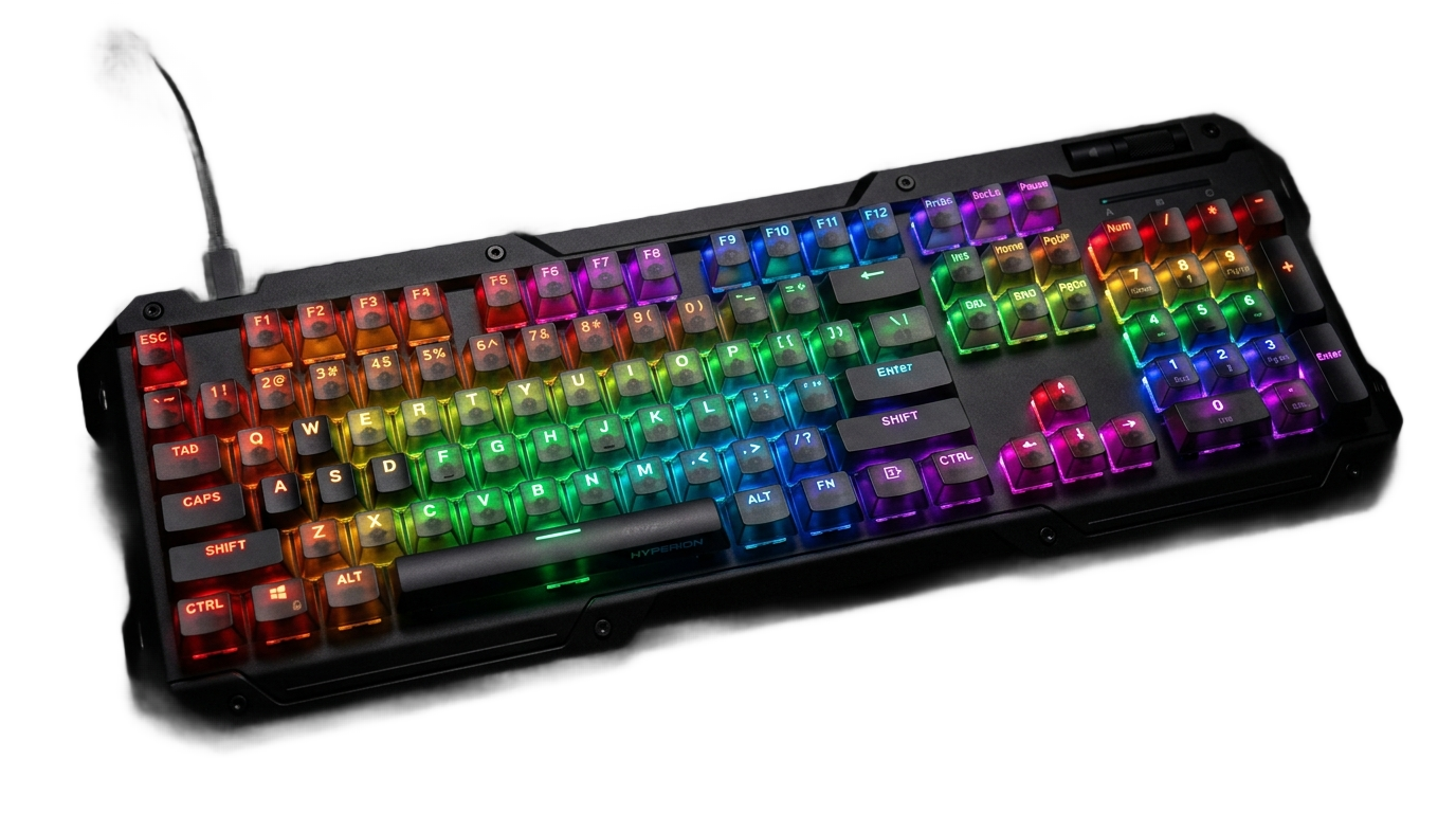 rgb keyboard png PNG transparent background