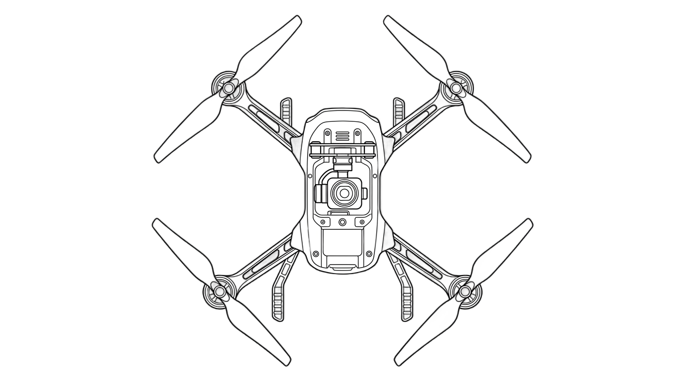 drone outline png PNG transparent background