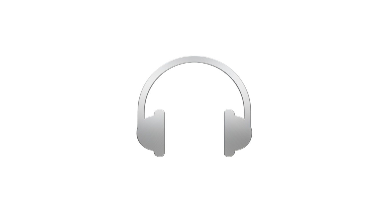 headphone logo design png PNG transparent background