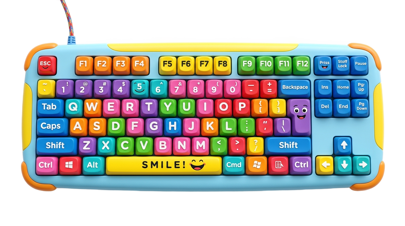 cartoon keyboard png PNG transparent background