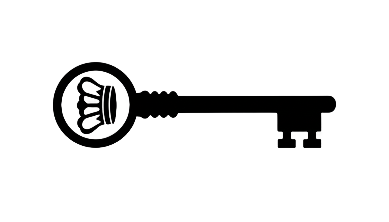 key silhouette png PNG transparent background