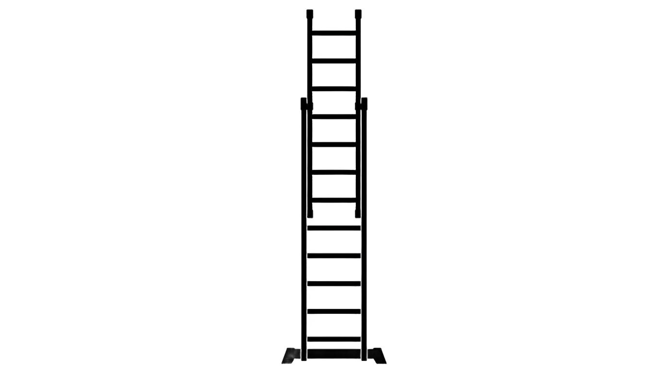 ladder silhouette png PNG transparent background