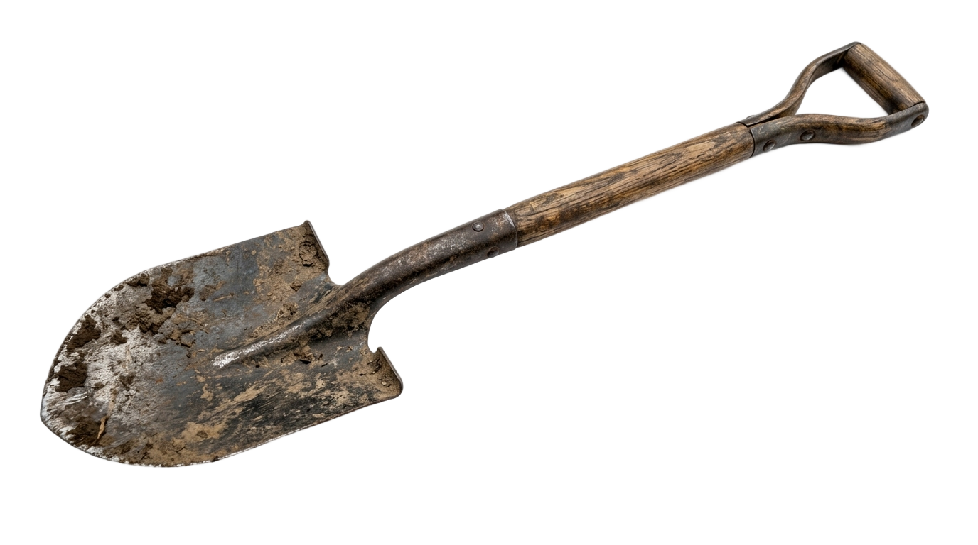garden shovel png PNG transparent background