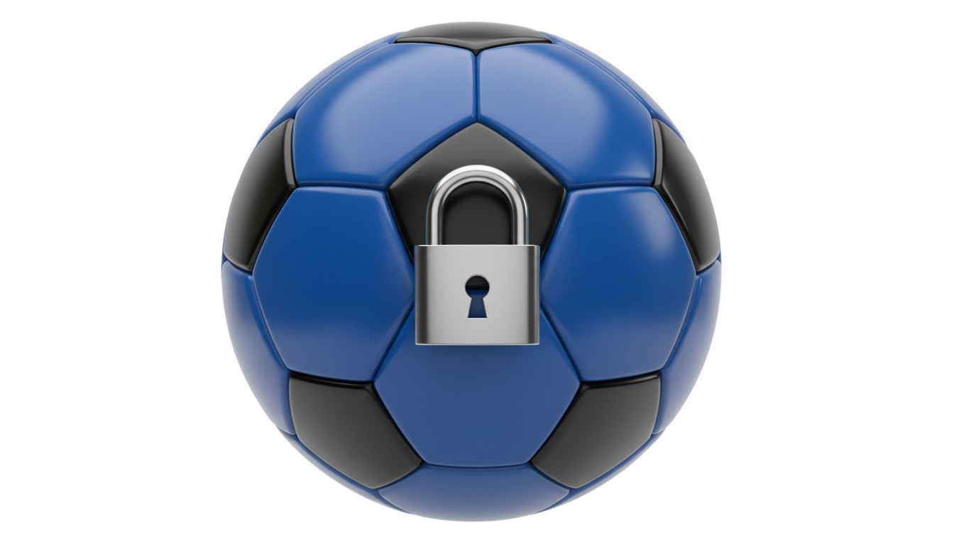 blue lock ball png PNG transparent background