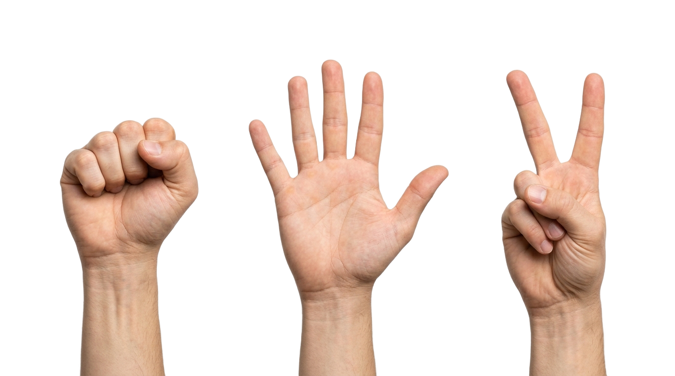 rock paper scissors individual images png PNG transparent background