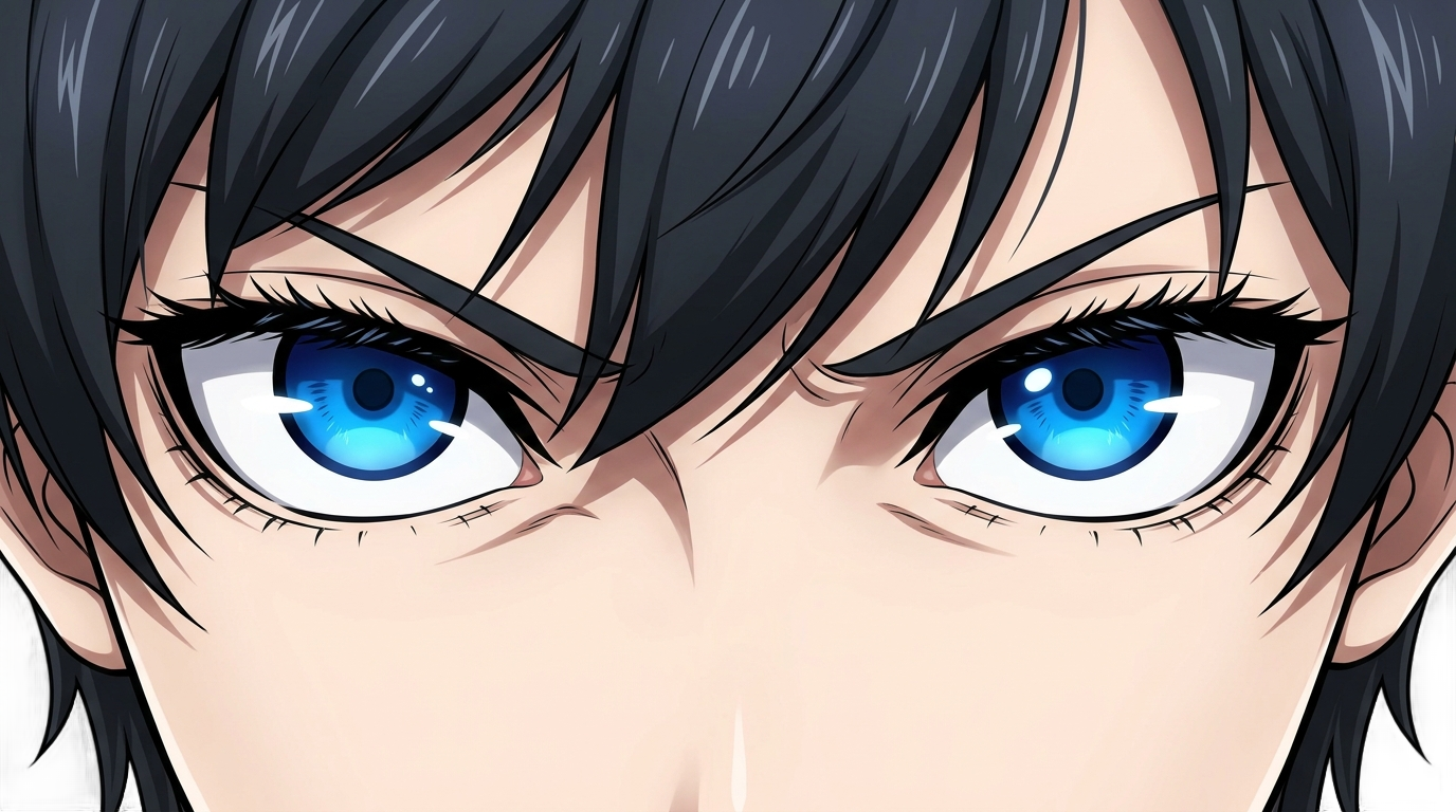 blue lock eyes png PNG transparent background