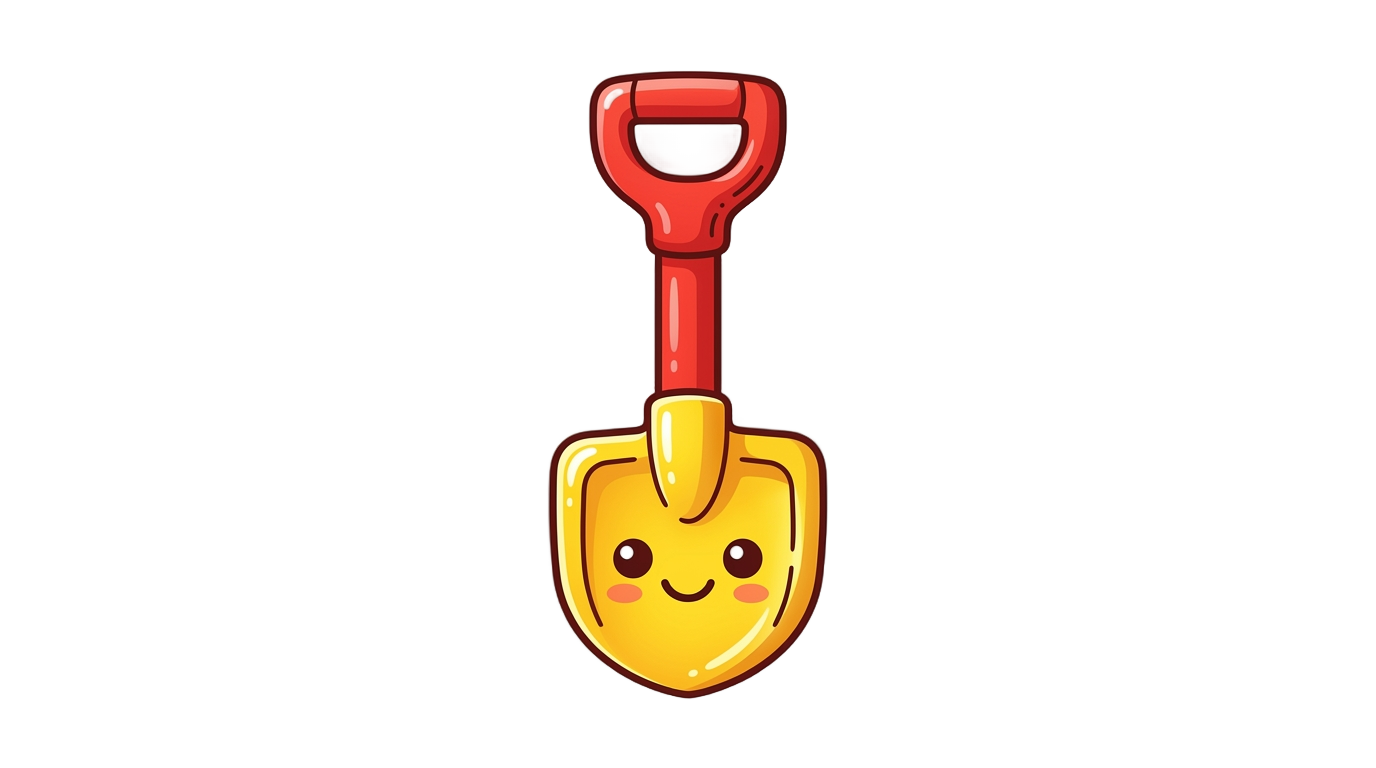 shovel emoji png PNG transparent background