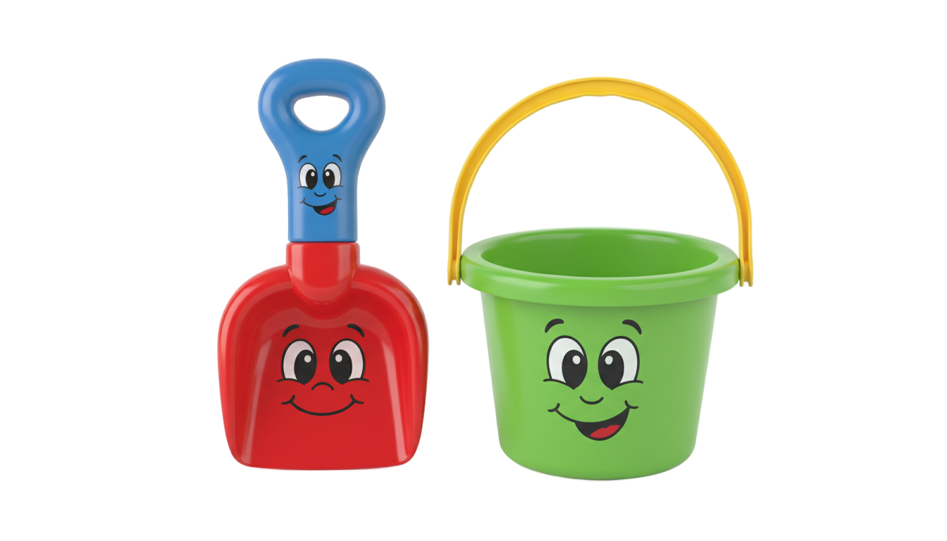 blue's clues shovel and pail png PNG transparent background