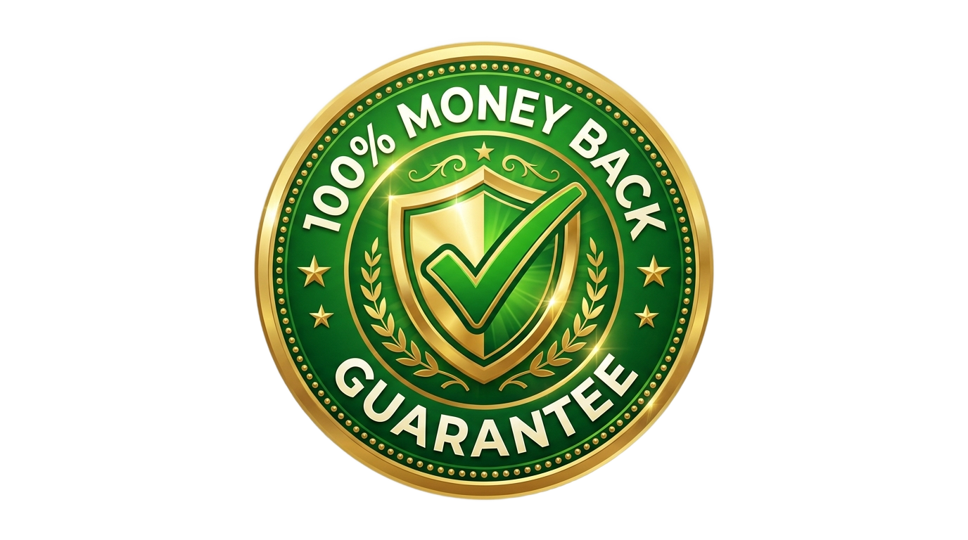 100 money back guarantee logo png PNG transparent background