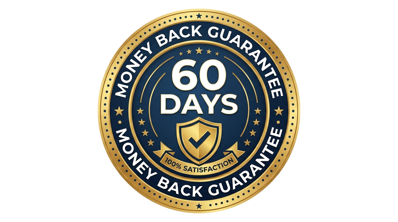 60 days money back guarantee png PNG transparent background