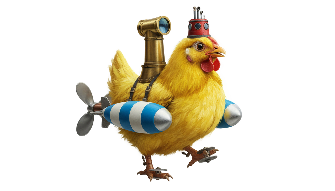 chicken submarine png PNG transparent background