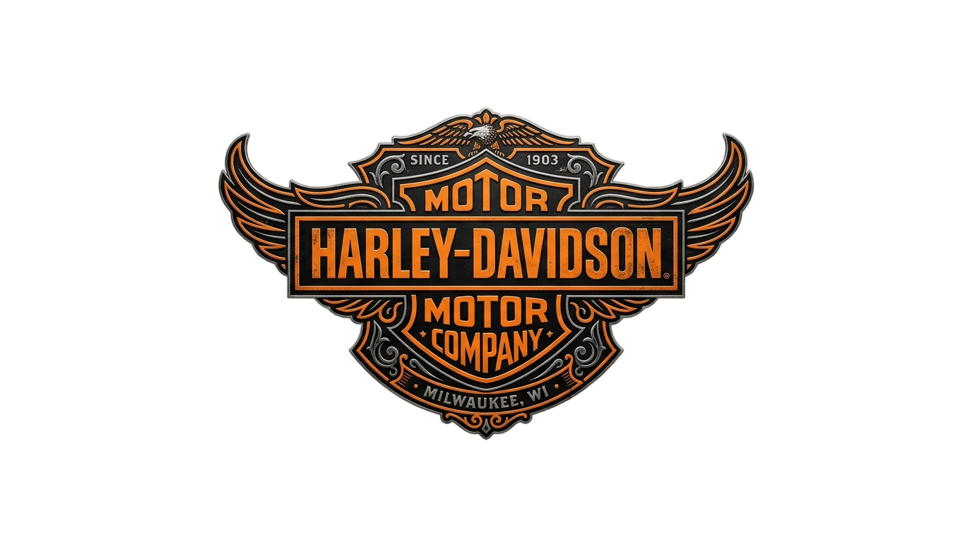 harley davidson motorcycle logo png PNG transparent background