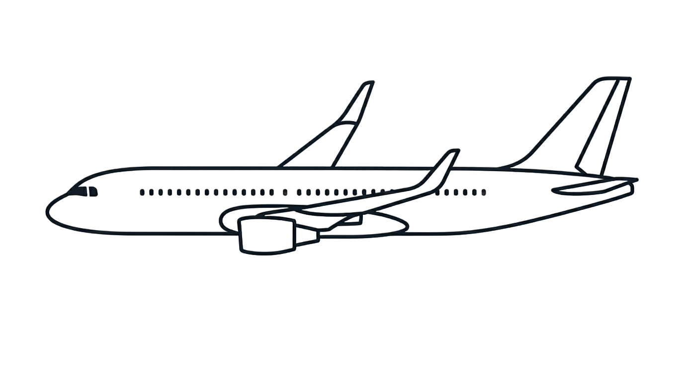 airplane shape png PNG transparent background