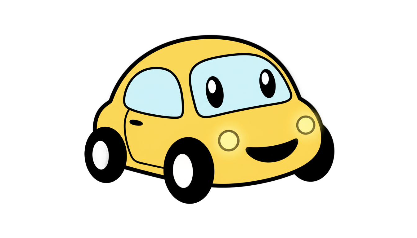 car emoji png PNG transparent background