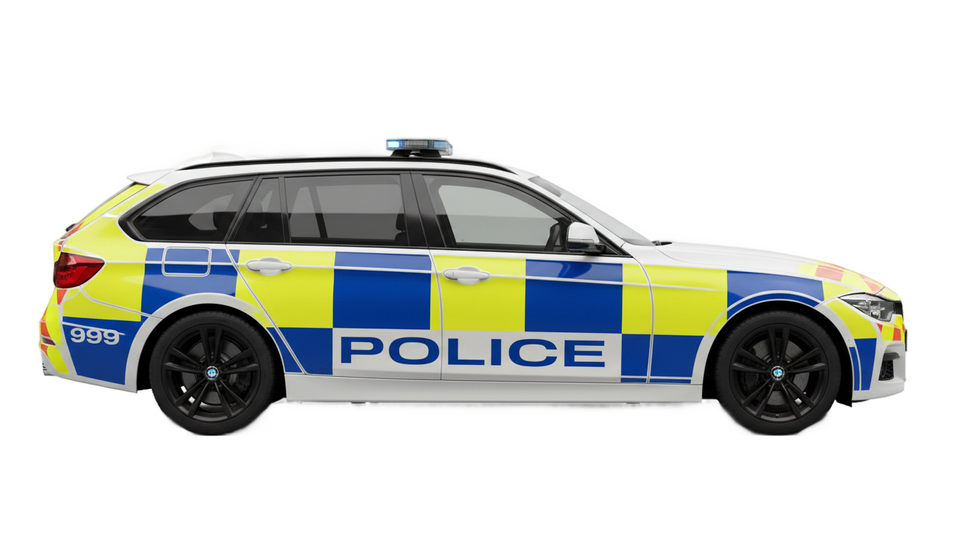 uk police car png PNG transparent background