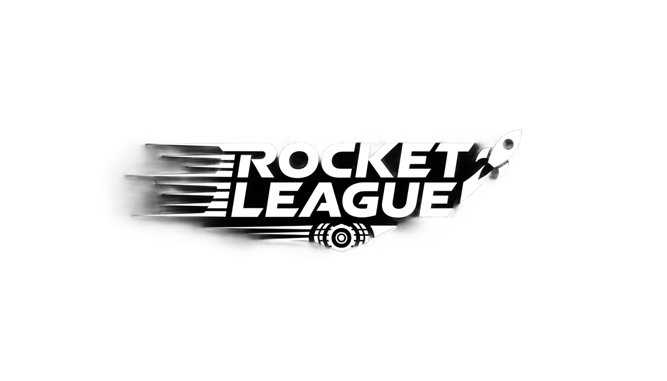 rocket league logo png white PNG transparent background