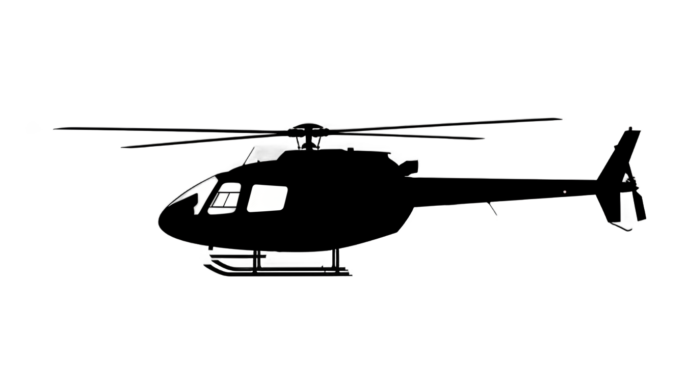 helicopter silhouette png PNG transparent background