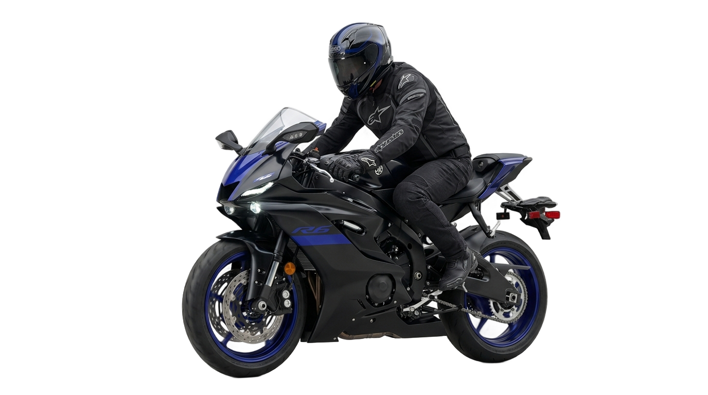 man riding motorcycle png PNG transparent background