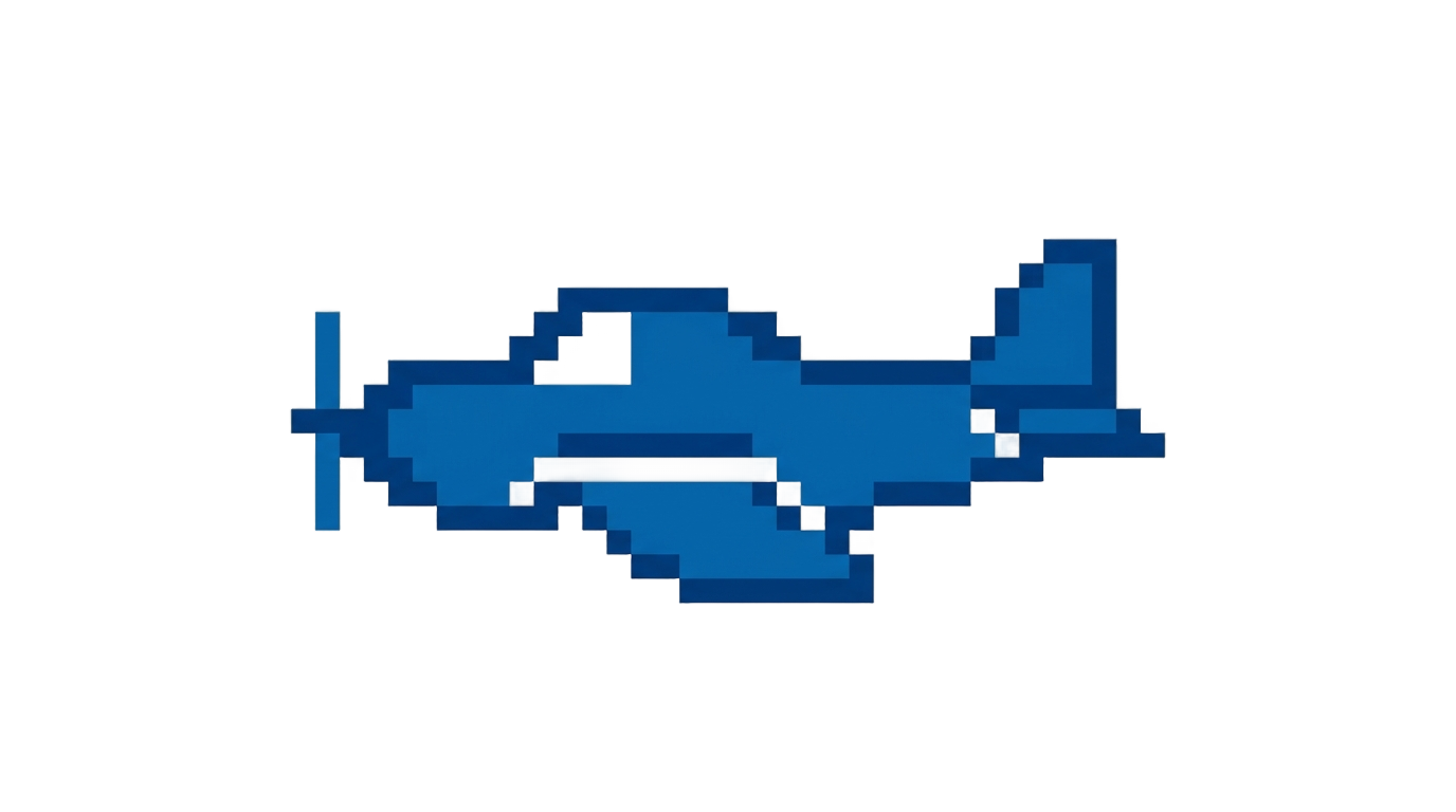 airplane pixel art png PNG transparent background