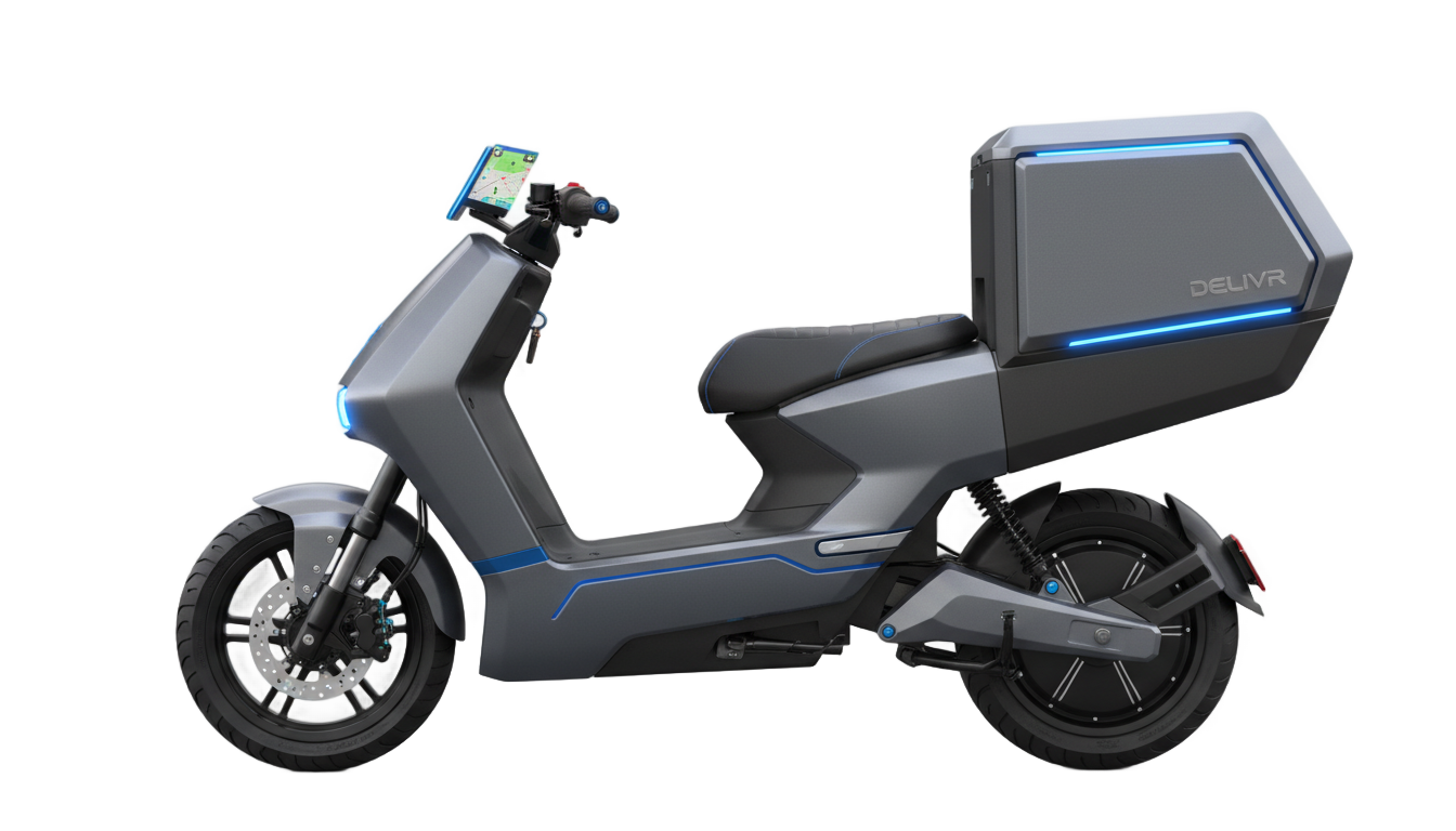 delivery scooter vector png PNG transparent background