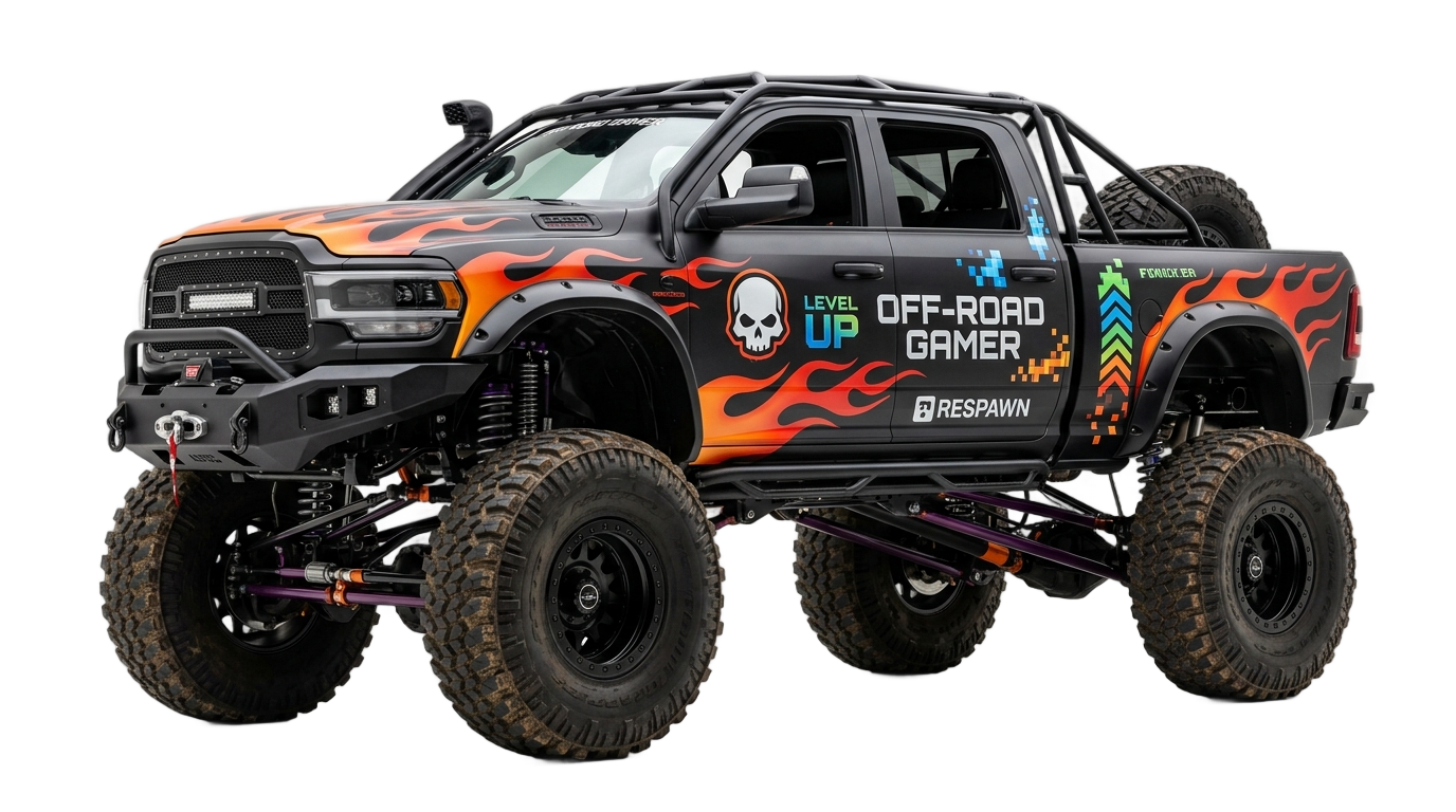 free fire monster truck png PNG transparent background