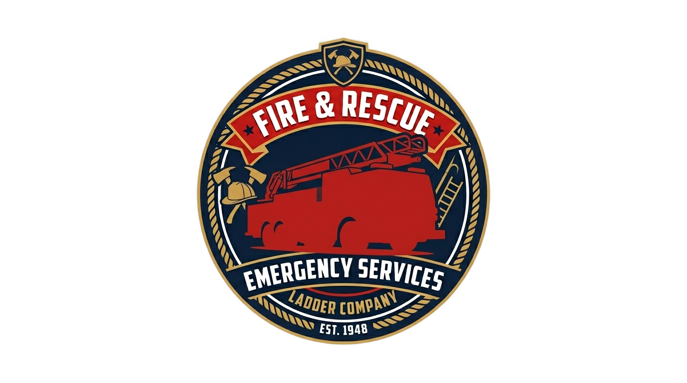 fire truck logo png PNG transparent background