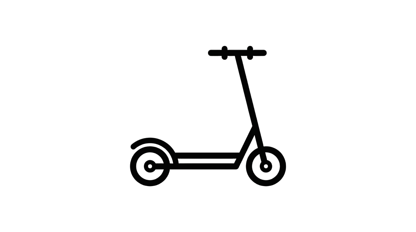 electric scooter icon png PNG transparent background