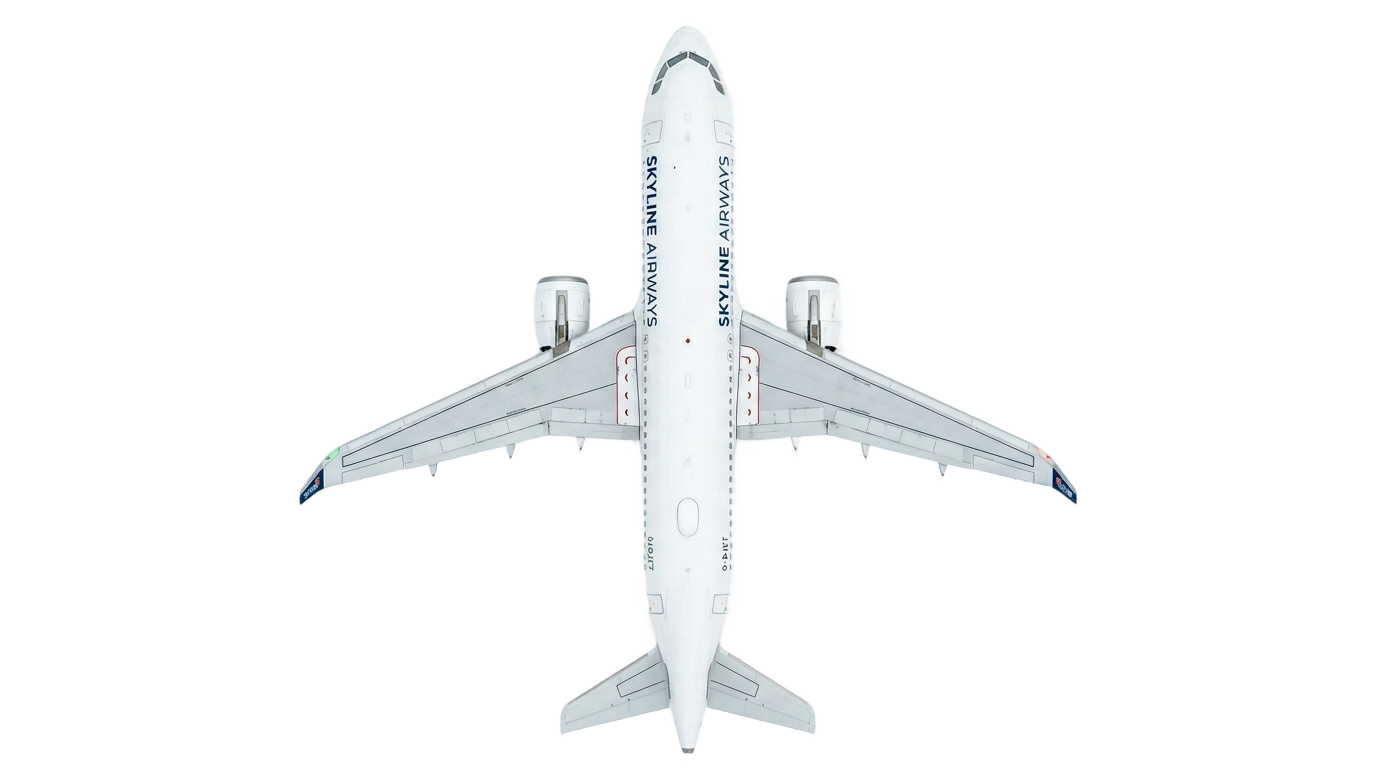 airplane from above png PNG transparent background