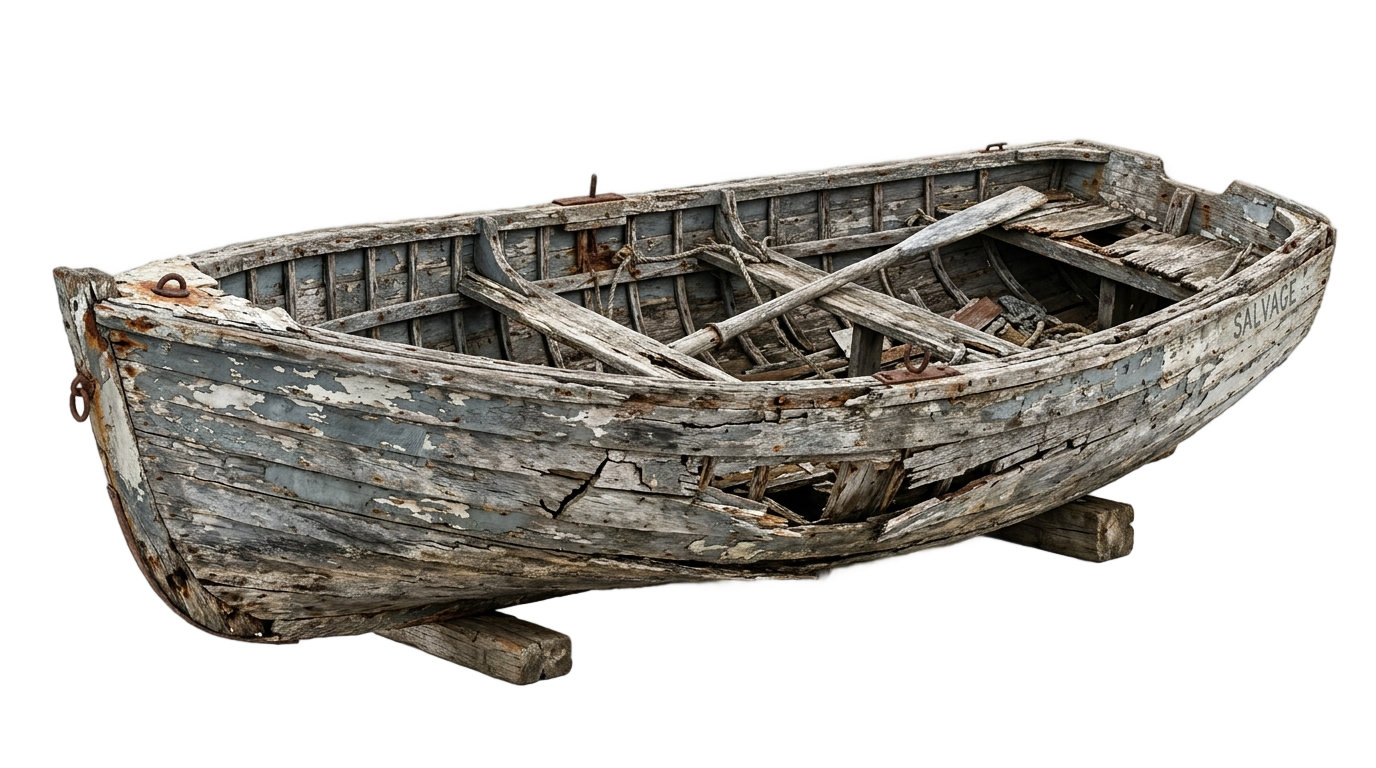 broken boat png PNG transparent background