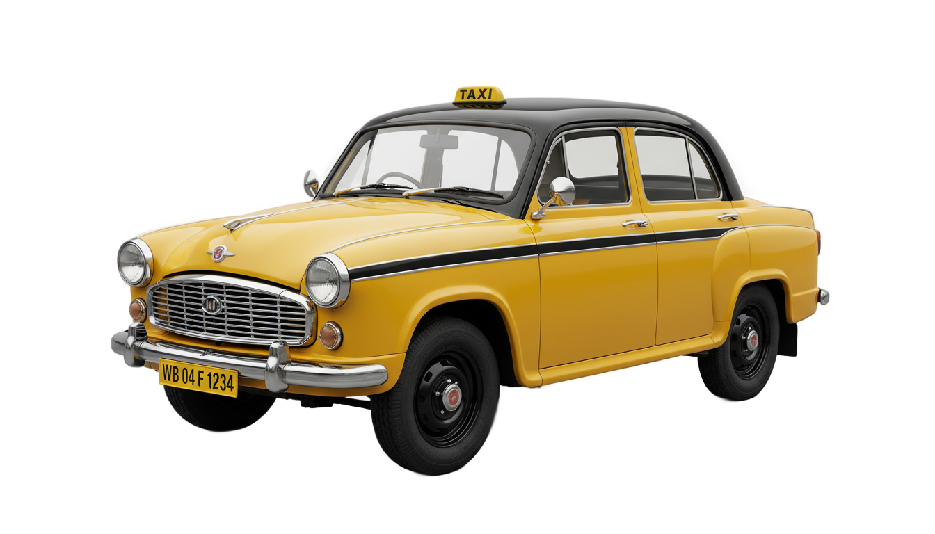 kolkata taxi png PNG transparent background