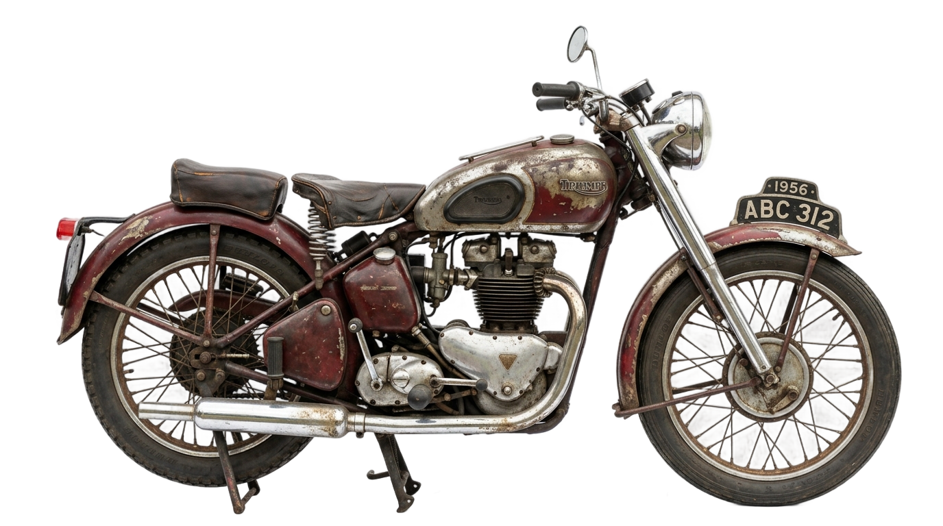 vintage motorcycle png PNG transparent background