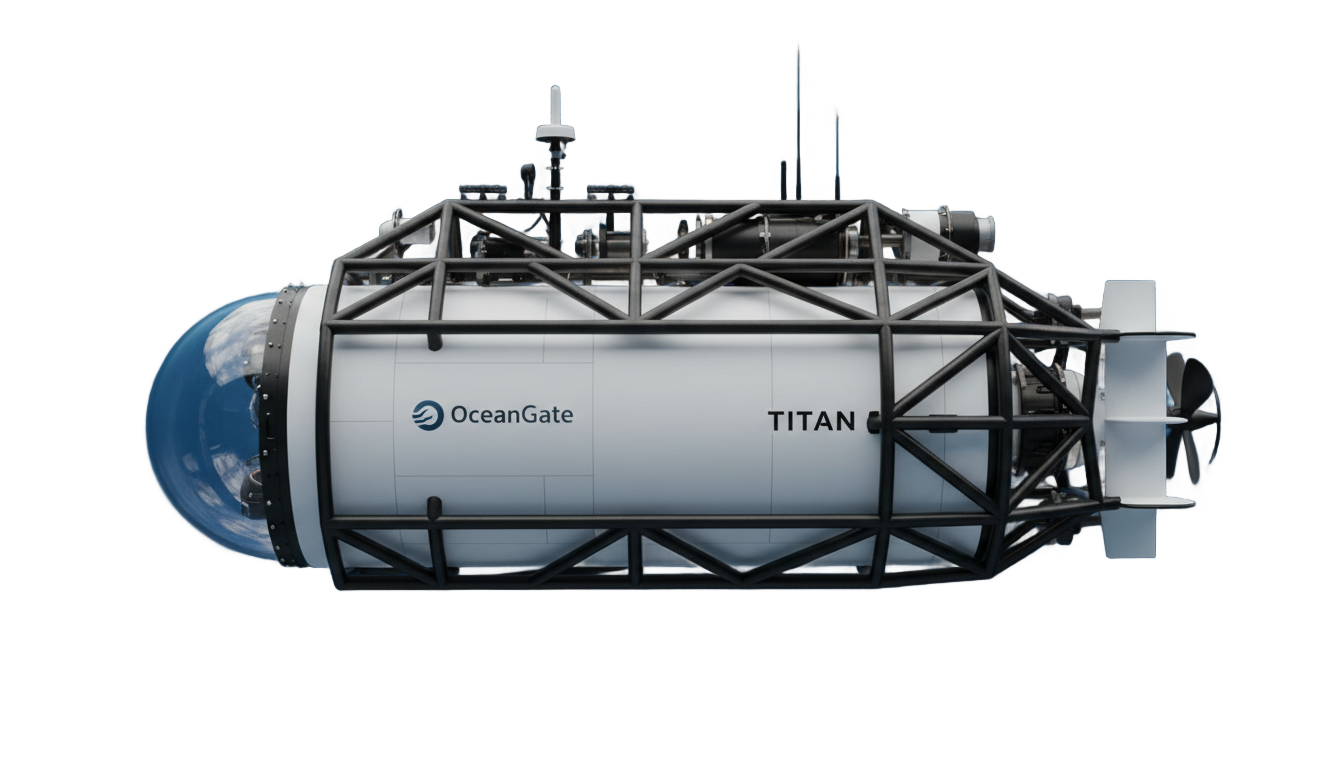 titan submarine png PNG transparent background
