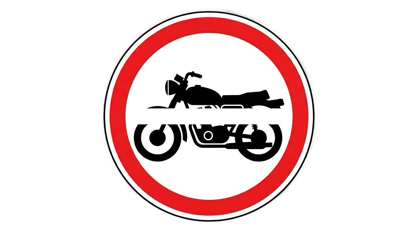 no motorcycle parking sign png PNG transparent background