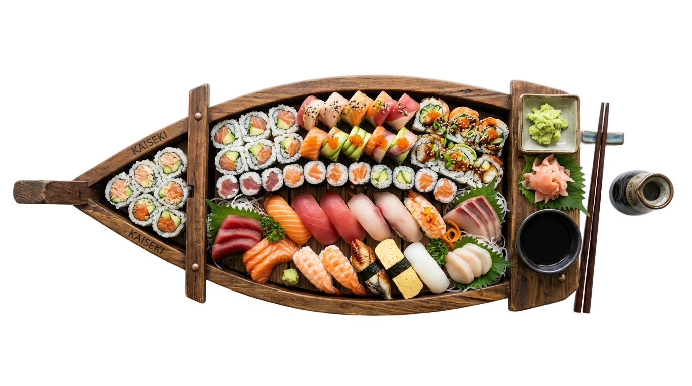 sushi boat png PNG transparent background